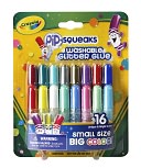 Crayola 16ct Pip-Squeaks Washable Glitter Glue by Crayola: Product Image