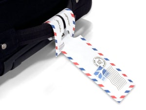 Air Mail Mighty Luggage Tags