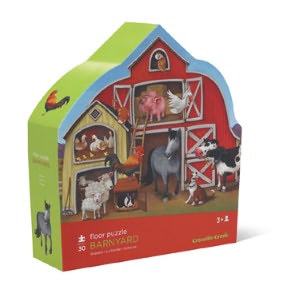 Crocodile Creek 30 Piece Floor Puzzle - Barnyard