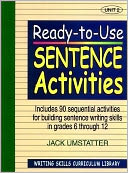 Ready-to-Use Sentence Activities: Unit 2