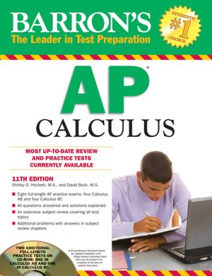 Barron's AP Calculus with CD-ROM, 11th Edition