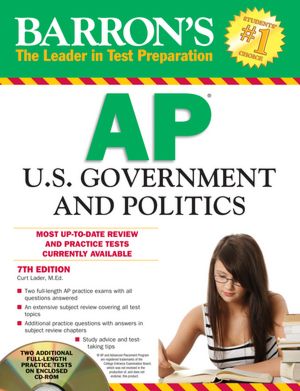 Barron's AP U.S. Government and Politics with CD-ROM, 7th Editi