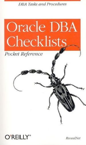 Oracle DBA Checklists Pocket Reference Quest Software