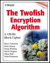 The Twofish Encryption Algorithm by Bruce Schneier: Book Cover