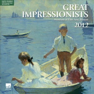 2012 Great Impressionists MFA Wall Calendar