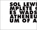 Sol LeWitt: Incomplete Open Cubes