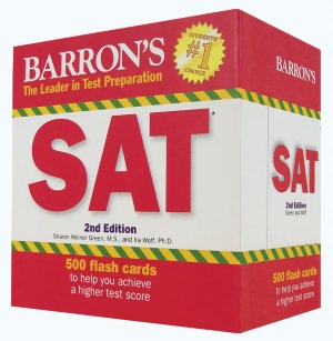 Barron's SAT Flash Cards, 2nd Edition