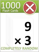 1000 Multiplication Flash Cards by FatMath: NOOK Book Cover