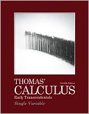 download Thomas' Calculus Early Transcendentals, Single Variable book