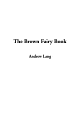 Brown Fairy Book