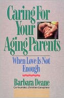 Caring for Your Aging Parents by Barbara Deane: Book Cover