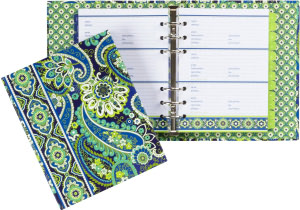 Vera Bradley Rhythm & Blues Paper Address Book
