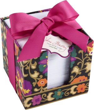 Vera Bradley Suzani Paper Note Cube (3.75x3.5x3.75)