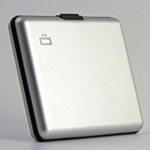 Aluminum RFID Smooth Wallet, Silver