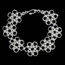 Chain Maille Jewelry Kit-8" Japanese 6-in-1 Bracelet - Silver by Midwest Products: Product Image