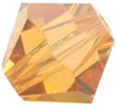 Swarovski Crystal Beads Facet Bicone 6mm 6/Pkg-Topaz by Darice: Product Image