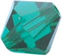 Swarovski Crystal Beads Facet Bicone 6mm 6/Pkg-Emerald by Darice: Product Image