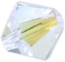 Swarovski Crystal Beads Facet Bicone 6mm 6/Pkg-Aurora Borealis by Darice: Product Image