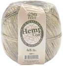 Hemp Cord #48 400 Feet/Pkg-Natural by Darice: Product Image