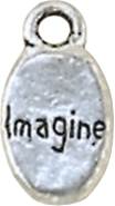 Blue Moon Silver Plated Metal Charms-Imagine 10/Pkg by Blue Moon Beads: Product Image