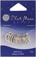 Blue Moon Plated Metal Dangle Charms-Silver Made With Love 16/Pkg by Blue Moon Beads: Product Image
