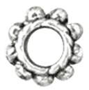 Blue Moon Metal Spacer Beads-Silver Rondelle 18/Pkg by Blue Moon Beads: Product Image