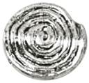 Blue Moon Metal Spacer Beads-Silver Spiral 10/Pkg by Blue Moon Beads: Product Image