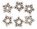 Blue Moon Metal Spacer Beads-Silver Large Star 16/Pkg by Blue Moon Beads: Product Image