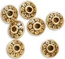 Blue Moon Metal Spacer Beads-Gold Rondelle 22/Pkg by Blue Moon Beads: Product Image