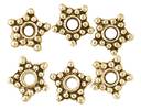 Blue Moon Metal Spacer Beads-Gold Large Star 16/Pkg by Blue Moon Beads: Product Image