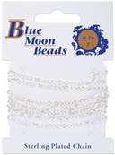 Blue Moon Figaro Chain 42" 1/Pkg-Silver by Blue Moon Beads: Product Image