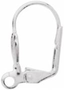 Blue Moon Earring Lever 14/Pkg-Silver by Blue Moon Beads: Product Image