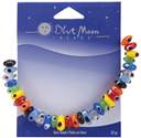 Blue Moon Art Glass Beads-Roundel Eye Assorted 32/Pkg by Blue Moon Beads: Product Image