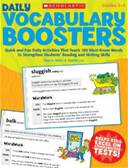 Scholastic 978-0-439-55435-0 Daily Vocabulary Boosters