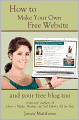 How To Make Your Own Free Website