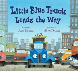 Little Blue Truck Leads the Way (Board Book)