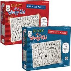 Diary of a Wimpy Kid 200-piece Puzzles Set