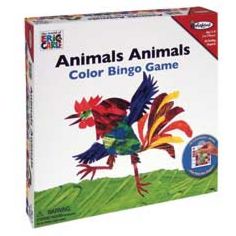 Eric Carle Animals Animals Color Bingo Game