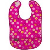 Kushies Waterproof Bib - Fuschia Crazy Circles (Girl)