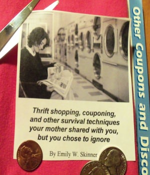 Thrift shopping, couponing, and other survival techniques