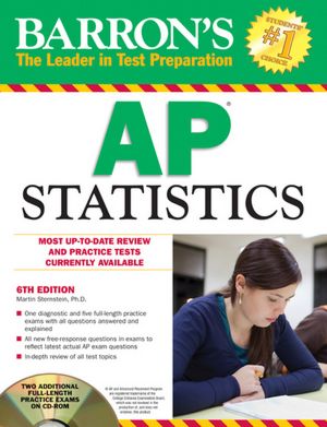 Barron's AP Statistics with CD-ROM, 6th Edition