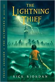 The Lightning Thief (Percy Jackson and the Olympians Series #1) by Rick Riordan: Book Cover