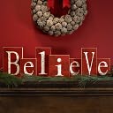 Believe Decorative Blocks by K&K Interiors: Product Image
