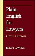 Plain English for Lawyers