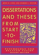 Dissertations and Theses from Start to Finish: Psychology and Related Fields