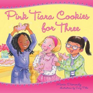 Pink Tiara Cookies for Three