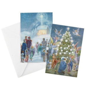 Holiday Angels Christmas Boxed Card