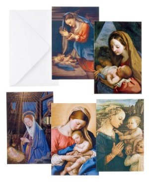Madonna And Child Christmas Boxed Card