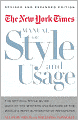 The New York Times Manual of Style and Usage, Revised and Expanded Edition