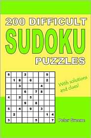 200 Difficult Sudoku Puzzles